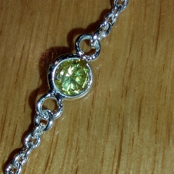 Sterling 4 gem bracelet - Picture 10 of 16